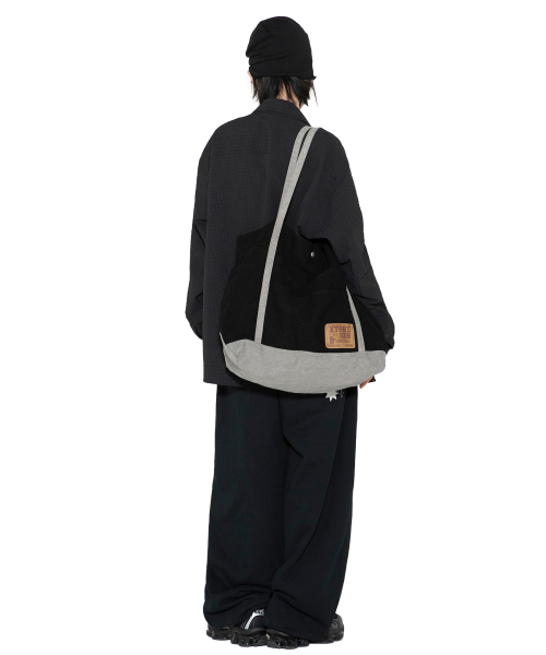 XTA099 빈티지 데님 토트 백 (BLACK)
