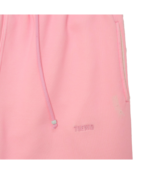 Tuewid classic embroidery set up pants in blush pink