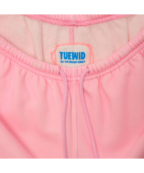 Tuewid classic embroidery set up pants in blush pink