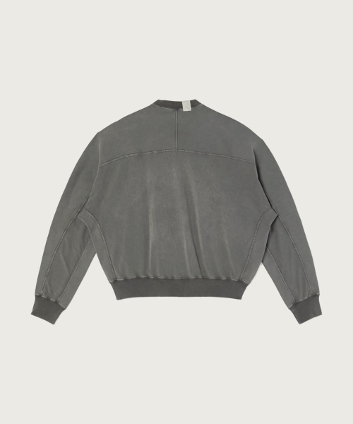 챔피온 X 엔할리우드 리버서블 스웨트 블루종 Dark Grey