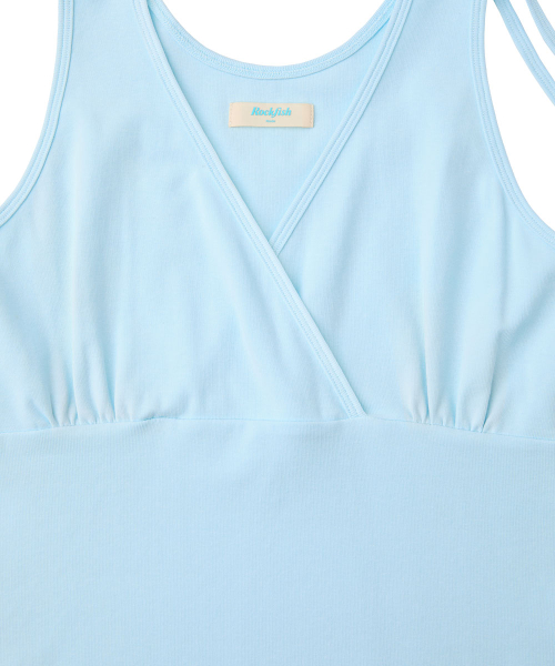 RIBBON TIED SLEEVELESS - 4 colors