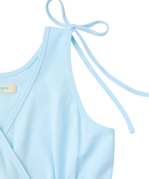 RIBBON TIED SLEEVELESS - 4 colors