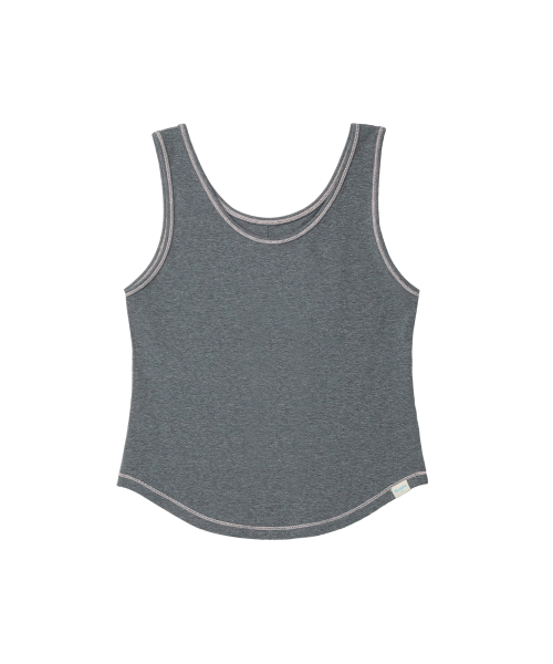CONTRAST STITCH SLEEVELESS - 6 colors