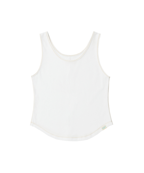 CONTRAST STITCH SLEEVELESS - 6 colors