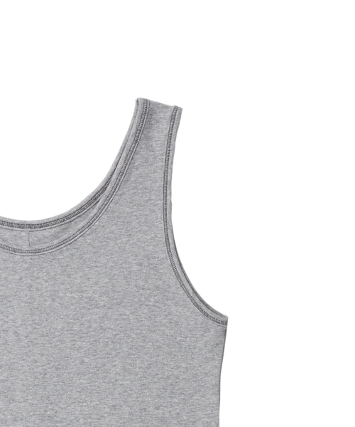 CONTRAST STITCH SLEEVELESS - 6 colors
