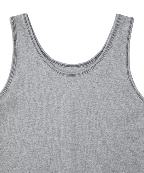 CONTRAST STITCH SLEEVELESS - 6 colors