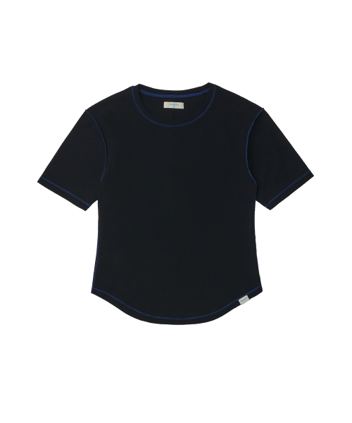 CONTRAST STITCH HALF SLEEVE - 6 colors