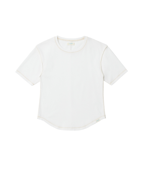 CONTRAST STITCH HALF SLEEVE - 6 colors
