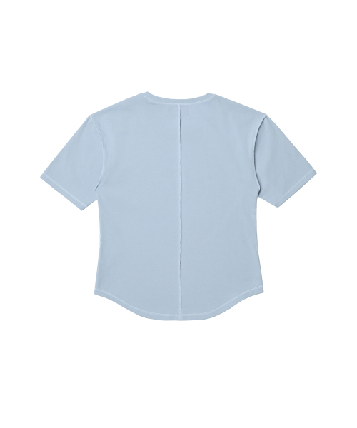 CONTRAST STITCH HALF SLEEVE - 6 colors