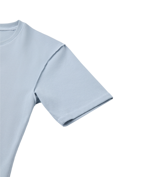 CONTRAST STITCH HALF SLEEVE - 6 colors