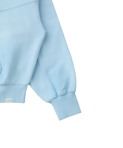 SEMI CROPPED ZIP UP HOODIE - 4 colors