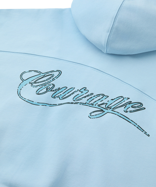 SEMI CROPPED ZIP UP HOODIE - 4 colors