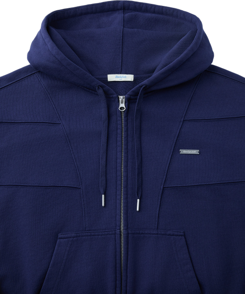 SEMI CROPPED ZIP UP HOODIE - 4 colors