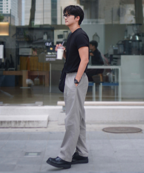 [Cool]Wide Cool Chino String Full Banding Pants - 2 colors