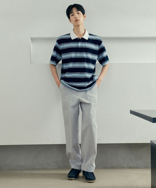 [COUTURE]Adjust Semi Wide Puttig Pants - 4color
