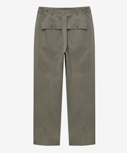 [COUTURE]Adjust Semi Wide Puttig Pants - 4color