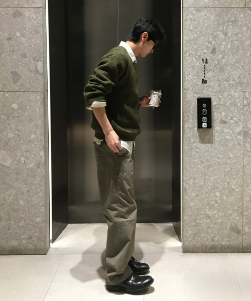 [COUTURE]Adjust Semi Wide Puttig Pants - 4color