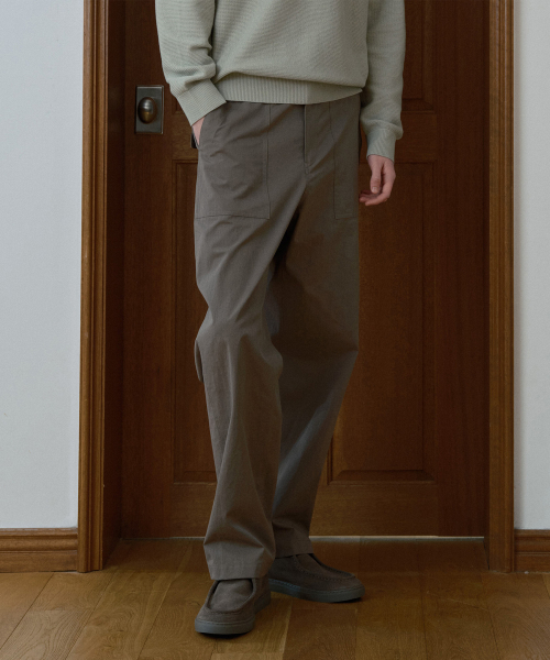 [2PACK][COUTURE]Adjust Semi Wide Puttig Pants - 4color