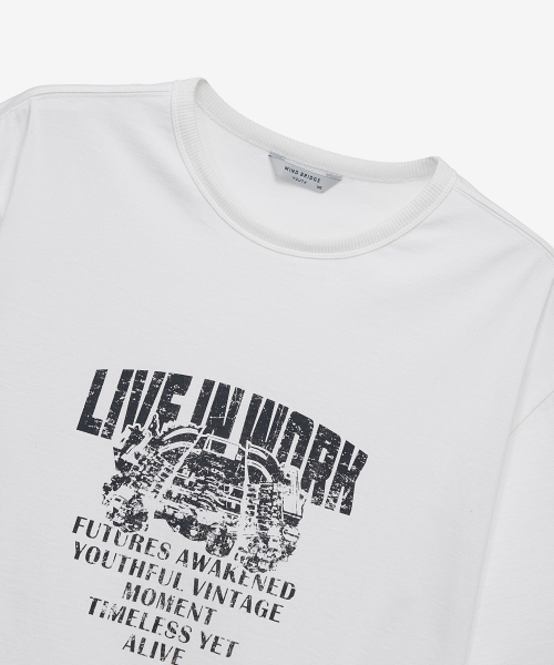 Do Good_Graphic Vintage Oversized Fit Short-Sleeved T-shirt