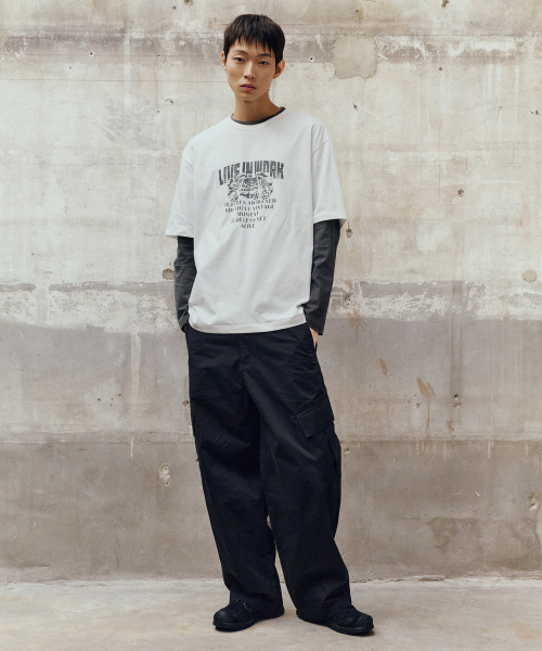 Do Good_Graphic Vintage Oversized Fit Short-Sleeved T-shirt
