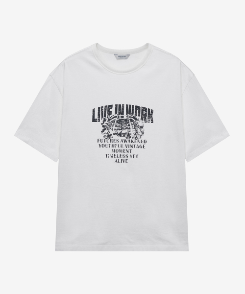 Do Good_Graphic Vintage Oversized Fit Short-Sleeved T-shirt