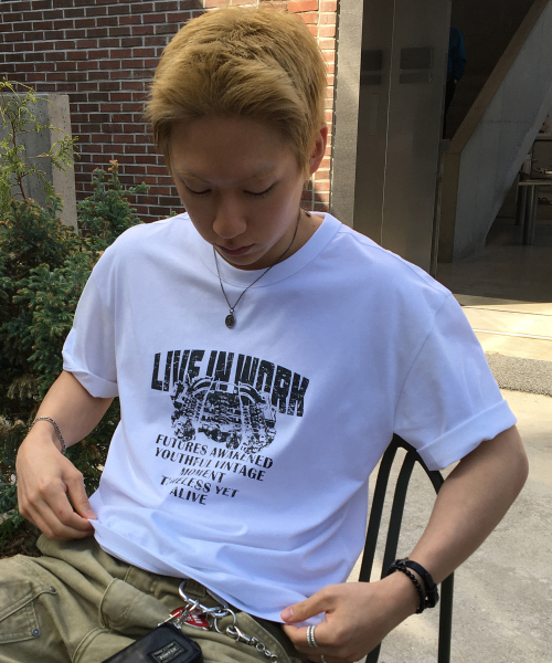 Do Good_Graphic Vintage Oversized Fit Short-Sleeved T-shirt
