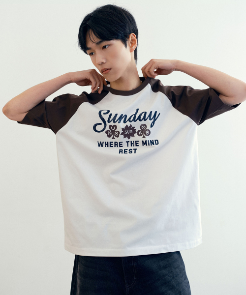 [UNS]Do Good_Raglan Oversized Fit Short-Sleeved T-Shirt - 2color