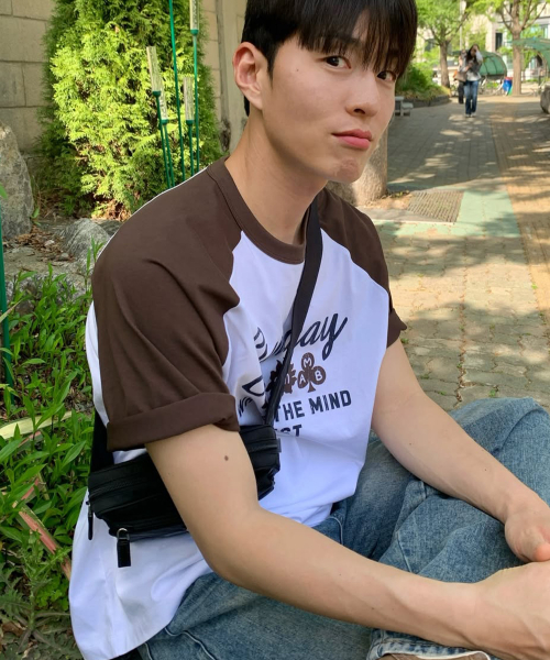 [UNS]Do Good_Raglan Oversized Fit Short-Sleeved T-Shirt - 2color