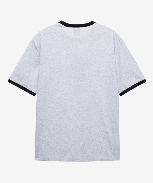 [UNS]Dogood_Lettering Oversized Fit Ringer Short Sleeve T-Shirt - 2color