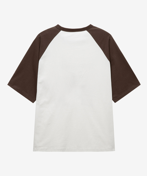 [ON]Graphic Oversized Fit Raglan Short-Sleeved T-shirt - 2color