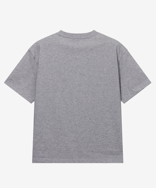 Crop Oversized Fit Daily Short-Sleeved T-shirt - 3color