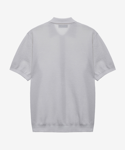 [COUTURE]Linen Blended Semi-Overfit Collar Short Sleeve Cardigan - 2color