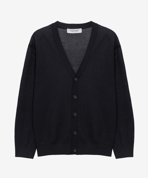 [COUTURE]linen blend overfit cardigan - 3color