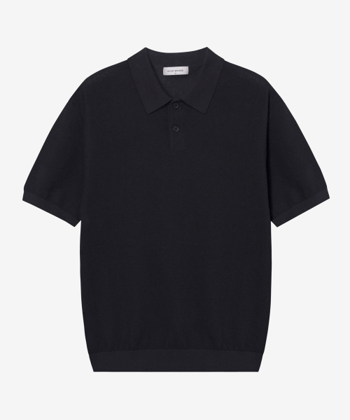 Washable Cotton Mixed Collar Short-Sleeved Knitwear - 4color