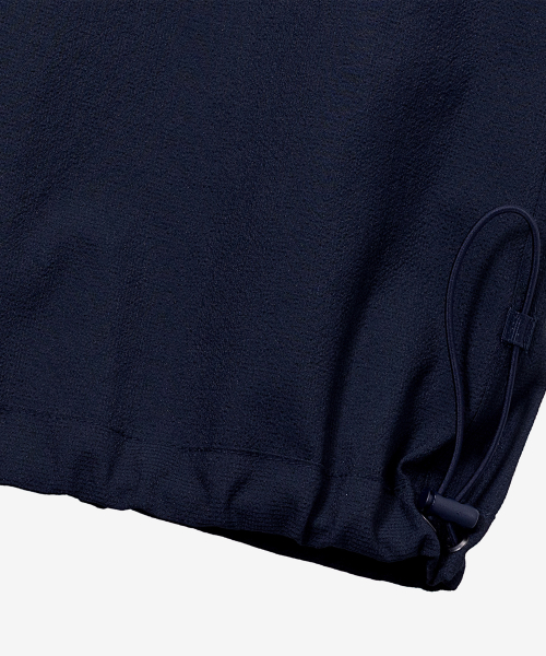 [Air Cool] Mesh Pullover Semi-Over Fit Short-Sleeved Shirt