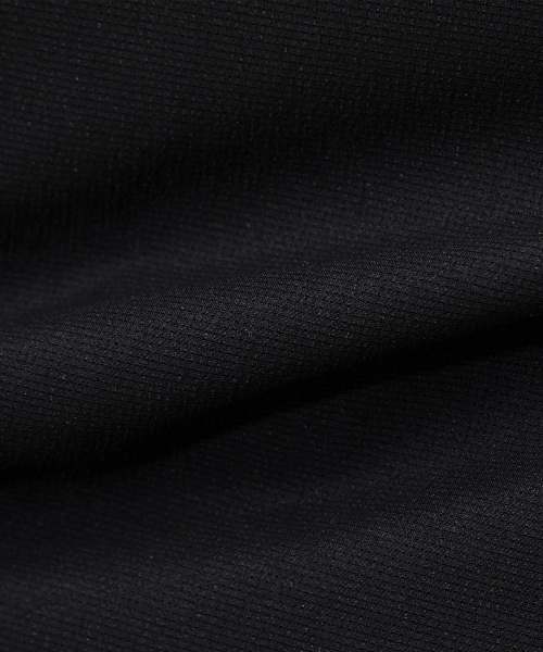 [Air Cool]Mesh Oversized Fit Black Out Pocket Short-Sleeved Shirt
