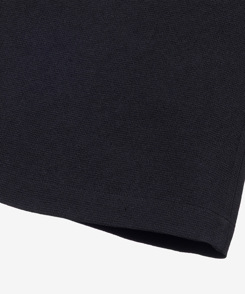 [COUTURE]Waffle tissue pocket semi-overfit short-sleeved shirt