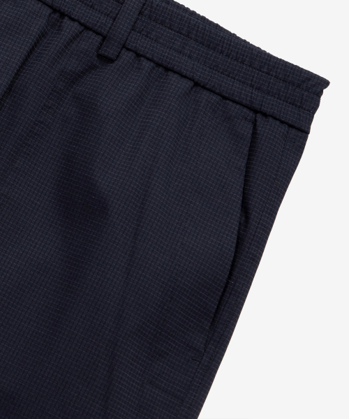 [Air Cool]Airhole Full Banding Black Half Pants