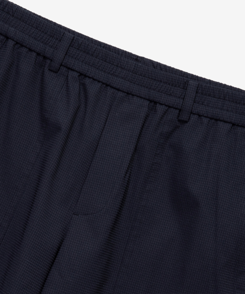 [Air Cool]Airhole Full Banding Black Half Pants