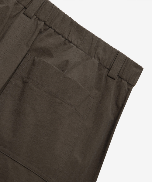 Relaxed fit Cool Cotton Brown Half Pants