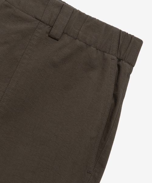 Relaxed fit Cool Cotton Brown Half Pants