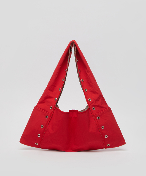 Small eyelet shoulder bag(Red)_OVBSM26152RED
