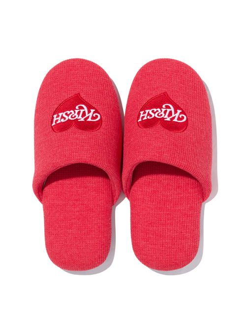 KIRSH MELLOW ROOM SLIPPERS(DEEP RED)
