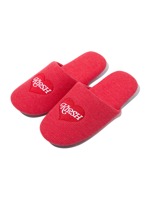 KIRSH MELLOW ROOM SLIPPERS(DEEP RED)