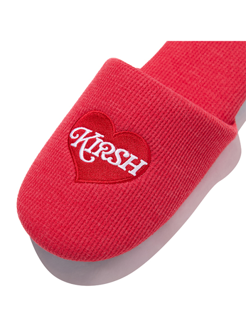 KIRSH MELLOW ROOM SLIPPERS(DEEP RED)