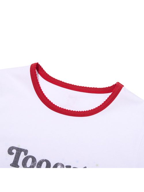 KIRSH MELLOW SLOGAN GRAPHIC SLIM FIT T-SHIRT(WHITE)