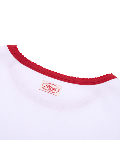 KIRSH MELLOW SLOGAN GRAPHIC SLIM FIT T-SHIRT(WHITE)