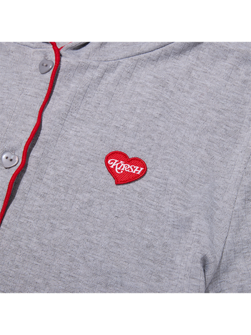 KIRSH MELLOW HOODED CARDIGAN(MELANGE GRAY)