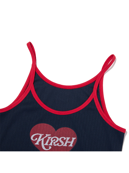 KIRSH MELLOW SLEEVELESS PAJAMA SET(DARK NAVY)