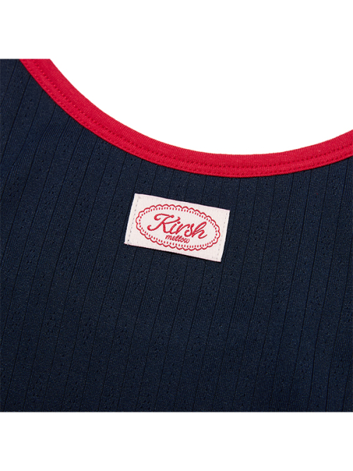 KIRSH MELLOW SLEEVELESS PAJAMA SET(DARK NAVY)